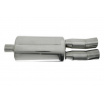 Športový výfuk TurboWorks 63/2x76 mm dual