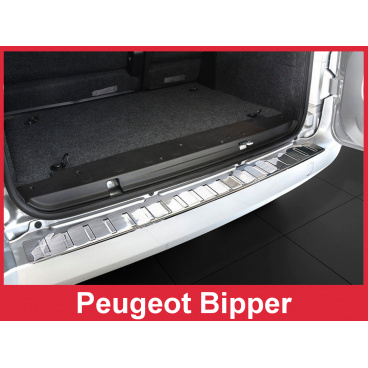 Nerez kryt- ochrana prahu zadného nárazníka Peugeot Bipper 2007+ Nerez kryt- ochrana prahu zadného nárazníka Peugeot Bipper 2007+