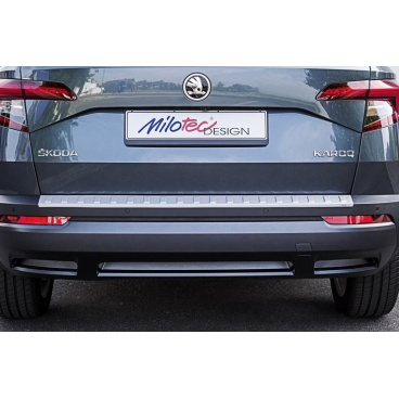 Prah piatych dverí - strieborný matný - Škoda Karoq od r.v. 2017