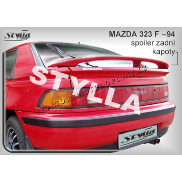 MAZDA 323F (89-94) spoiler zad. kapoty (EU homologace) MAZDA 323F (89-94) spoiler zad. kapoty (EU homologace)
