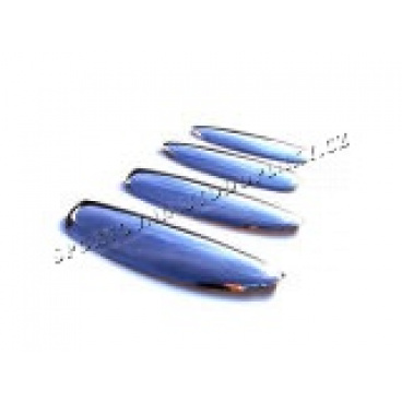 Renault Clio II 98-01 4D, Megane I 96-01 - nerez chrom kryty klik OMSA LINE tuning Renault Clio II 98-01 4D, Megane I 96-01 - nerez chrom kryty klik OMSA LINE tuning