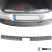 Nerez brúsený ochranný panel vnútornej hrany nákladového priestoru Omtec VW Tiguan 07-15