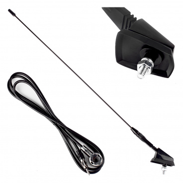 Autoanténa 41 cm 5mm adaptér ANT01 AMIO-01048