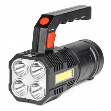 Akumulátorová svietidlo 4LED + COB 1200mAh Akumulátorová svietidlo 4LED + COB 1200mAh