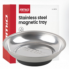 Magnetická miska z nehrdzavejúcej ocele 110 mm AMIO-04914