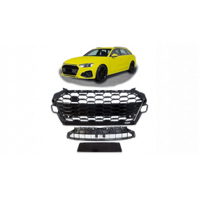 Gril Audi A4 B9 Facelift Lesklá Čierna