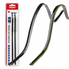 Pásy LED COB do auta bočné zelené 2x30cm 12V AMIO-04577