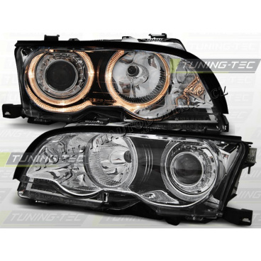 BMW E46 99-03 Angel Eyes chróm (LPBM81) - coupe, cabrio BMW E46 99-03 Angel Eyes chróm (LPBM81) - coupe, cabrio