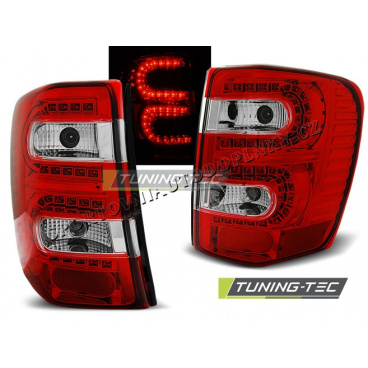 Chrysler Jeep Grand Cherokee 1999-05.2005 zadné lampy red white LED (LDCH08)