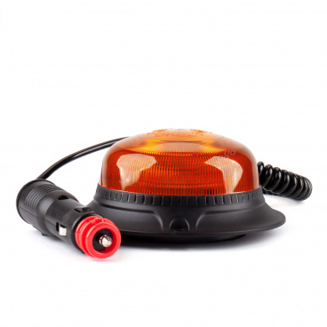 Výstražná blikajúca lampa mini maják 18 LED magnet nízka R65 R10 12V 24V W21m AMIO-02925 Výstražná blikajúca lampa mini maják 18 LED magnet nízka R65 R10 12V 24V W21m AMIO-02925