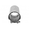 Koncovka tlmiča 114mm vstup 67mm Leštená