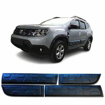 Masívne plastové bočné kryty dverí Dacia Duster 2010-17