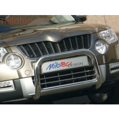 Horná lišta prednej masky - ABS čierny, Yeti 09/2009 +