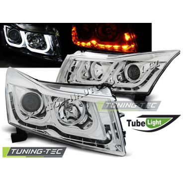 Chevrolet Cruze 2009-12 predné svetlá Tube Light chrome (LPCT05) Chevrolet Cruze 2009-12 predné svetlá Tube Light chrome (LPCT05)