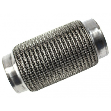 Nerez pružný diel / vlnovec 76x2000 mm s krycím opletom Nerez pružný diel / vlnovec 76x2000 mm s krycím opletom