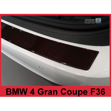 Carbon kryt- ochrana prahu zadného nárazníka 3 D BMW 4 F36 Grand Coupe 2014-16 Carbon kryt- ochrana prahu zadného nárazníka 3 D BMW 4 F36 Grand Coupe 2014-16