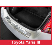 Nerez kryt- zostava-ochrana prahu zadného nárazníka + ochranné lišty prahu dverí Toyota Yaris III 2014-16