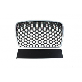 Gril Audi A6 C6 Facelift RS-Štýl Matná Strieborno-Čierna Gril Audi A6 C6 Facelift RS-Štýl Matná Strieborno-Čierna