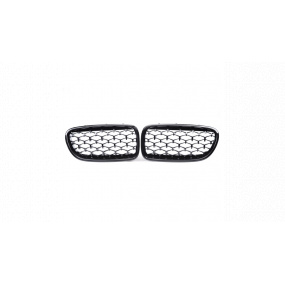 Gril BMW 5 F10 F11 Lesklá Čierna