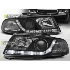 AUDI A4 (B5) 1994-98 Predné číre svetlá DAYLIGHT LED BLACK (LPAU26)