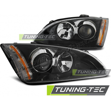 Ford Focus II 09.2004-01.2008 predné číre svetlá black (LPFO64) Ford Focus II 09.2004-01.2008 predné číre svetlá black (LPFO64)