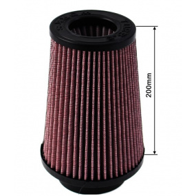 Športový vzduchový filter TurboWorks priemer 60-76 mm, výška 200 mm