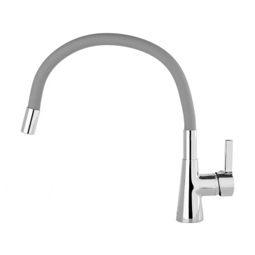 Baterie dřezová flexibilní - světle šeda Baterie dřezová flexibilní - světle šeda