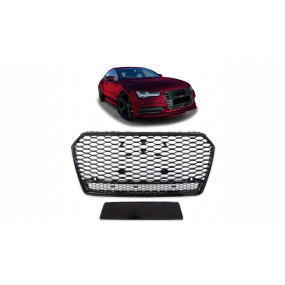 Gril Audi A7 C7 Facelift Lesklá Čierna