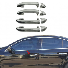 Nerez chróm kryty kľučiek - Omsa Line Škoda Superb II 09+