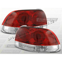 Honda CRX Del Sol 1992-96 zadné lampy kryštalické Red White (LTHO18)