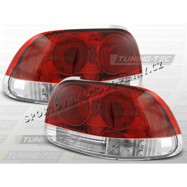 Honda CRX Del Sol 1992-96 zadné lampy kryštalické Red White (LTHO18) Honda CRX Del Sol 1992-96 zadné lampy kryštalické Red White (LTHO18)