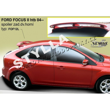 Ford Focus II HTB 04+ spoiler zadných dverí horný (EÚ homologácia)