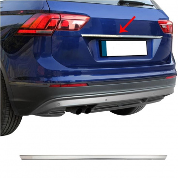 Nerez chróm lišta nad ŠPZ VW TIGUAN II 2016+ Nerez chróm lišta nad ŠPZ VW TIGUAN II 2016+