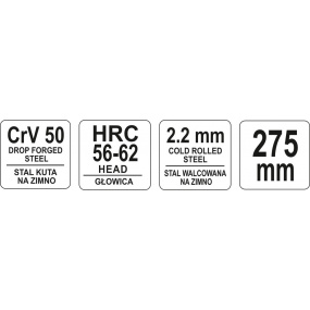 Kleště štípací čelní 275 mm