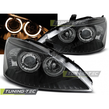Ford Focus 11.2001-10.2004 predné číre svetlá Angel eyes black (LPFO46) Ford Focus 11.2001-10.2004 predné číre svetlá Angel eyes black (LPFO46)