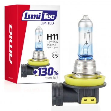 Halogénová žiarovka H11 12V 55W LumiTec LIMITED +130% - 1 ks Halogénová žiarovka H11 12V 55W LumiTec LIMITED +130% - 1 ks