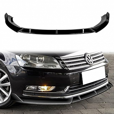 Predný nárazník Gloss Black Volkswagen Passat B7