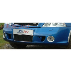 Mriežka nárazníka s bočným saním - ABS čierny, mriežka - čierna, Škoda Octavia II RS