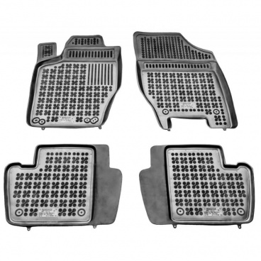 Citroen C4 II, 2011-, s hasiacim prístrojom pod nohami spolujazdca - gumové autokoberce