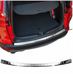 Nerezový leštený kryt hornej hrany zadného nárazníka Honda HR-V II 2016-22