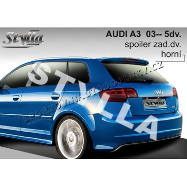 Audi A3 2003+ 5 dver. zadný spoiler horný
