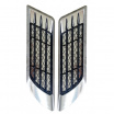 Výduchy malé chróm S-LINE 50x190mm