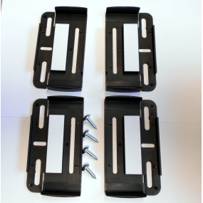 Držiak ŠPZ bezrámčekový 2 ks vr. samorezných skrutiek na uchytenie Držiak ŠPZ bezrámčekový 2 ks vr. samorezných skrutiek na uchytenie