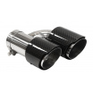 Koncovka Tlmiča 101mmx2 vstup 76mm Carbon Gloss Sada