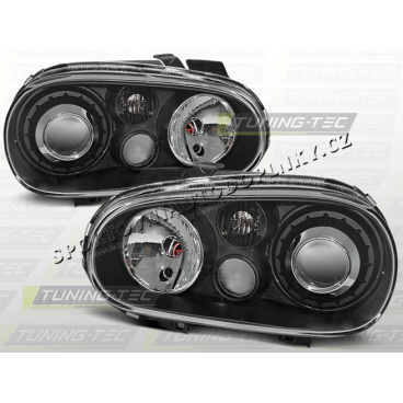 VW Golf IV 1997-03 Predné číre svetlá R32 Look Black (LPVW62) VW Golf IV 1997-03 Predné číre svetlá R32 Look Black (LPVW62)