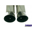 Športový výfuk TurboWorks 63/2x76 mm dual