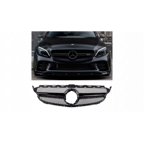 Gril Mercedes-Benz C W205 S205 A205 C205 Facelift Čierny Typ A