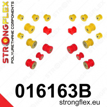 Alfa Romeo GTV Strongflex zostava silentblokov len pre zadnú nápravu 16 ks Alfa Romeo GTV Strongflex zostava silentblokov len pre zadnú nápravu 16 ks