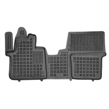 Gumové autokoberce, Peugeot Traveller, 2016->, do 1. radu sedadiel, vpredu s extra materiálom na stra Gumové autokoberce, Peugeot Traveller, 2016->, do 1. radu sedadiel, vpredu s extra materiálom na stra
