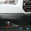 Nerez rámčeky predných hmloviek Omtec Fiat Ducato 2014-26 leštené